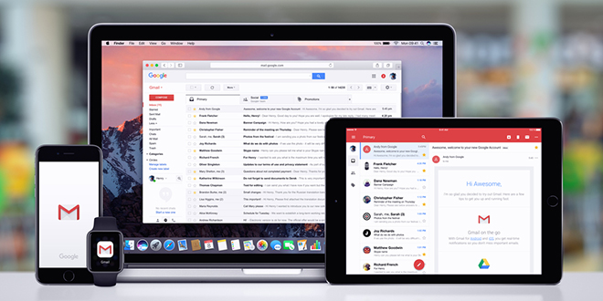 Gmail на разним уређајима