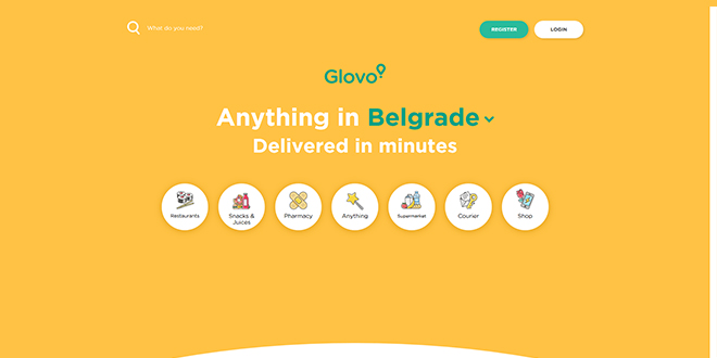 Апликација Glovo