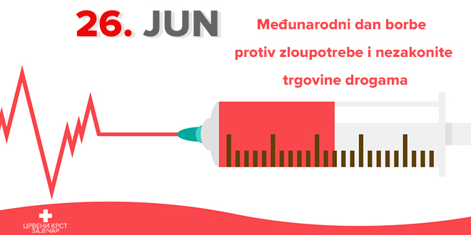 Црвени крст Зајечар — Међународни дан борбе против злоупотребе и незаконите трговине дрогама