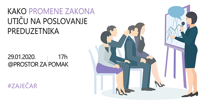 Предавање „Како промене закона утичу на пословање предузетника” у Зајечару