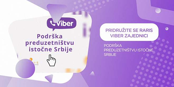 РАРИС: Viber заједница „Подршка предузетништву источне Србије”