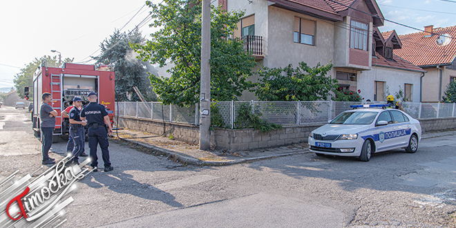 Пожар у Устаничкој улици у Зајечару