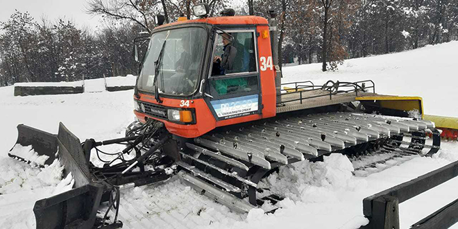 Завршне припреме на ски стази у Зајечару